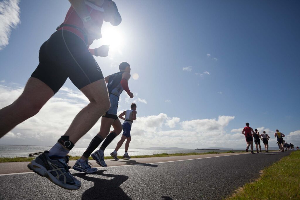 Läufer beim Marathon
